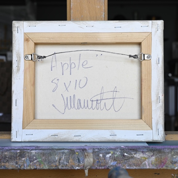 Oil painting "Red apple" 8"x10" - Picture 2 of 4